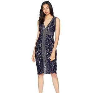 NWT Bardot Morgan navy lace dress